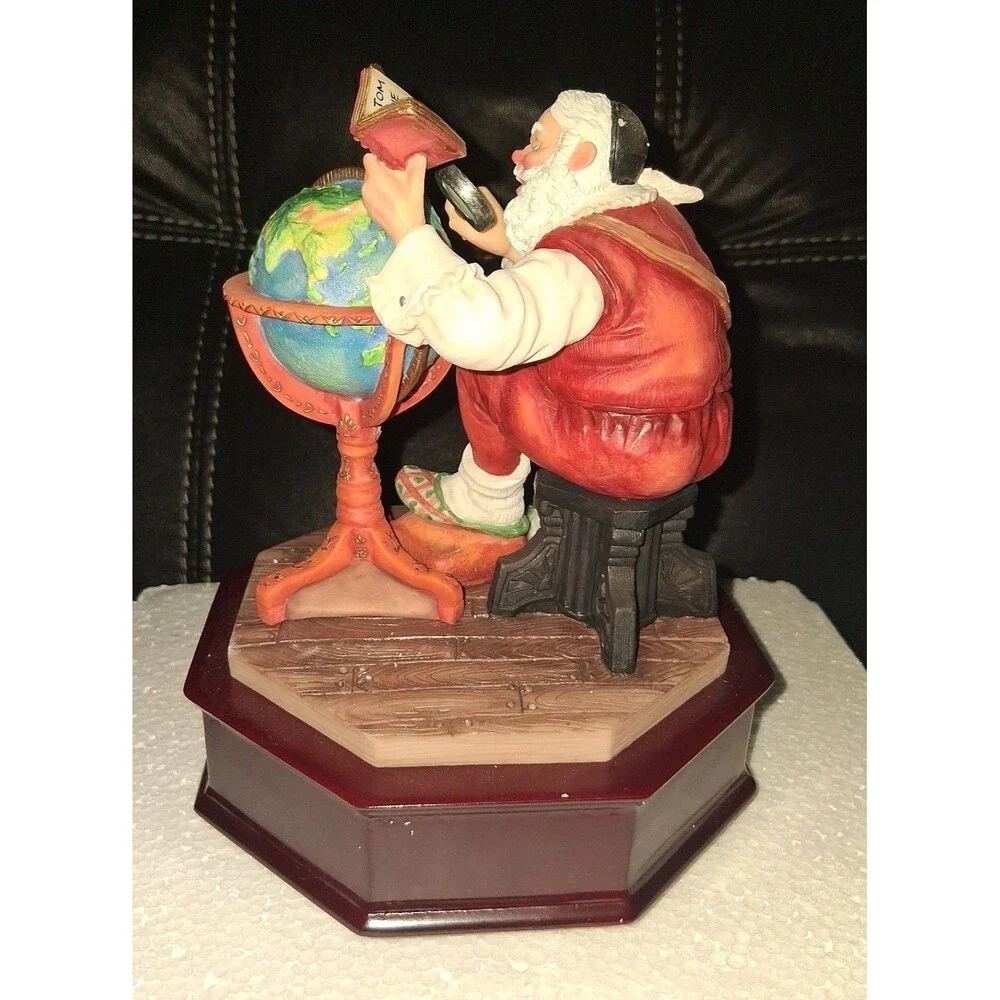 Norman Rockwell the saturday evening post ceramic music box collection